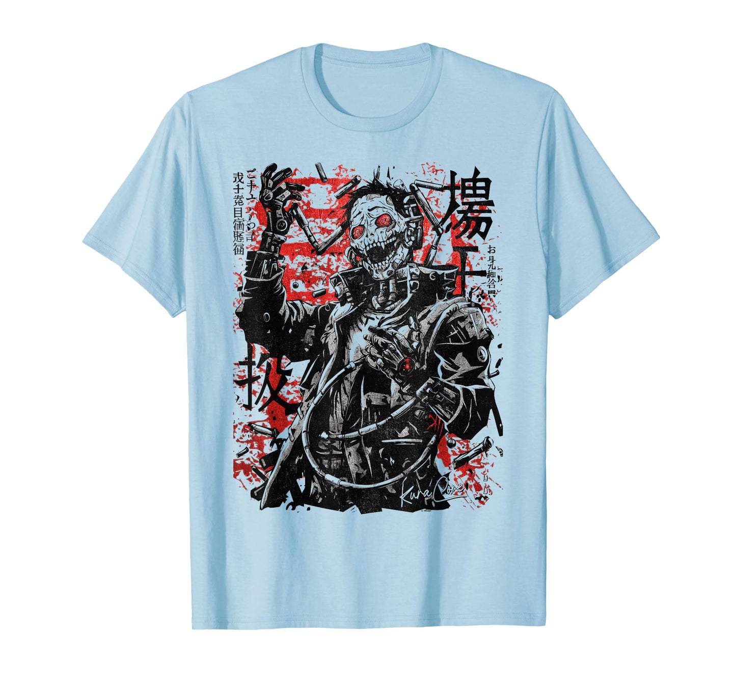 Japanese Streetwear Cyberpunk Y2K Techwear Retro Manga Anime T-Shirt