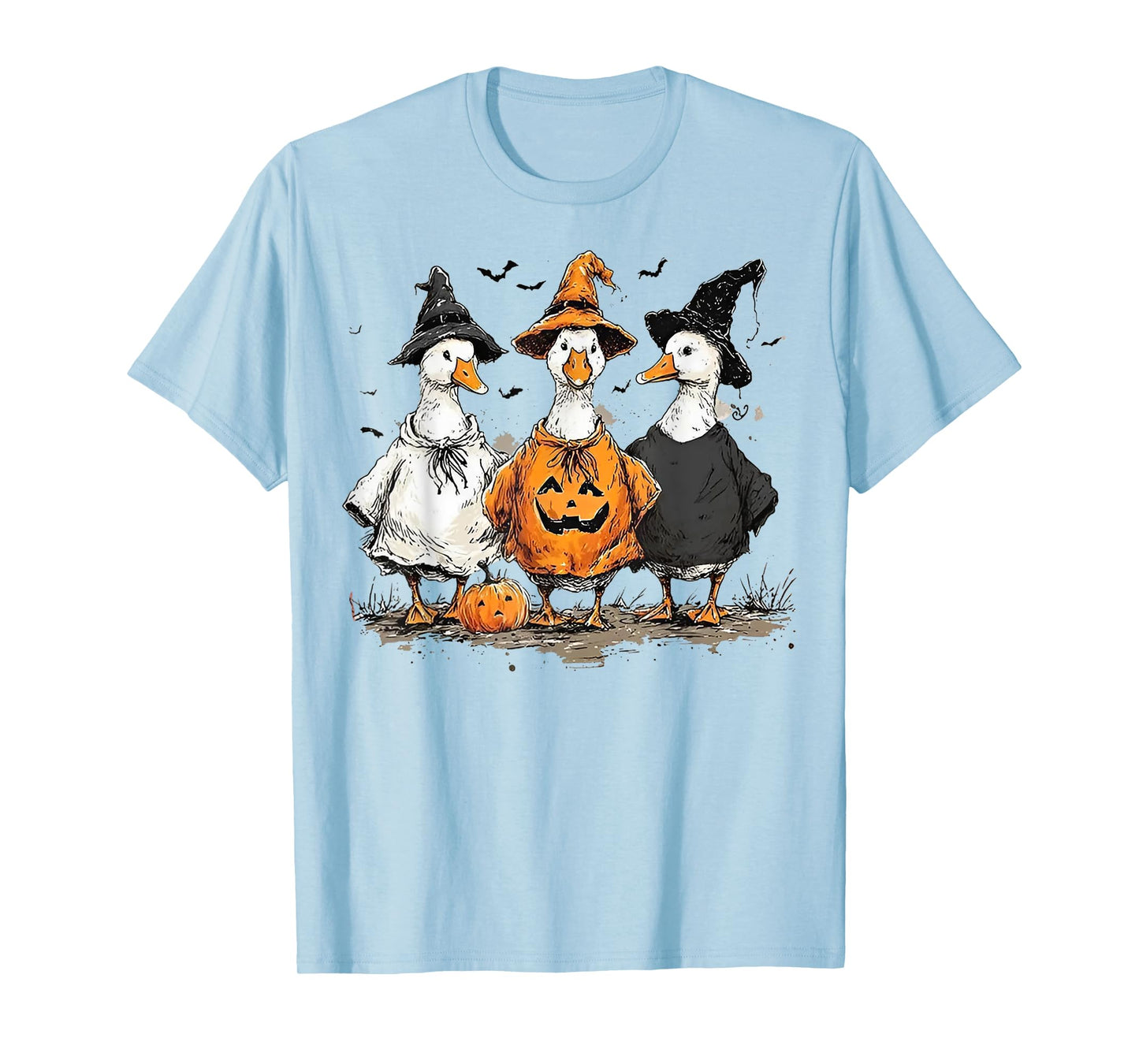 Goose Halloween Shirt Funny Silly Goose Animal Lover T-Shirt