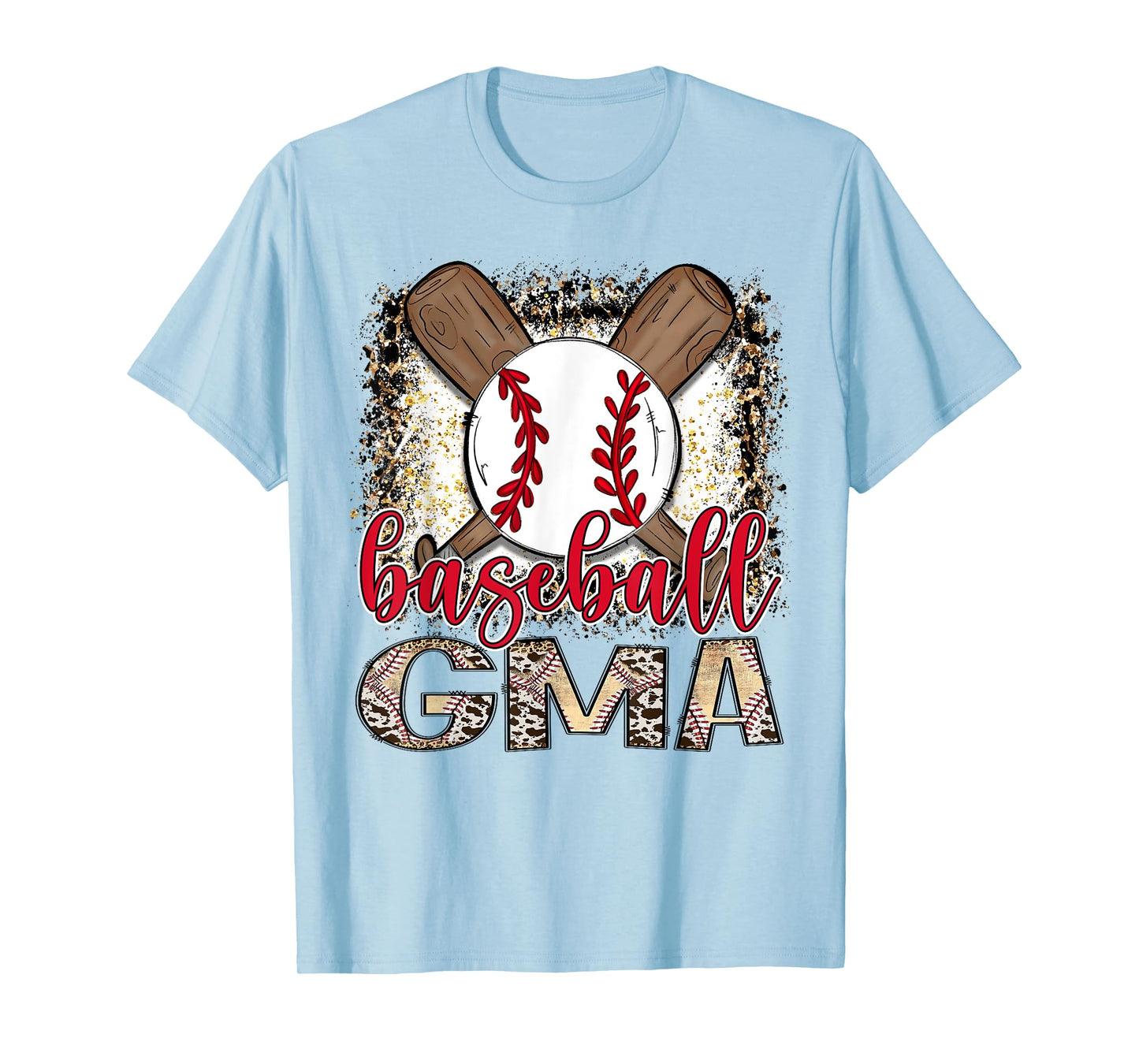 Baseball Gma Leopard Proud Ball Gma Game Day T-Shirt