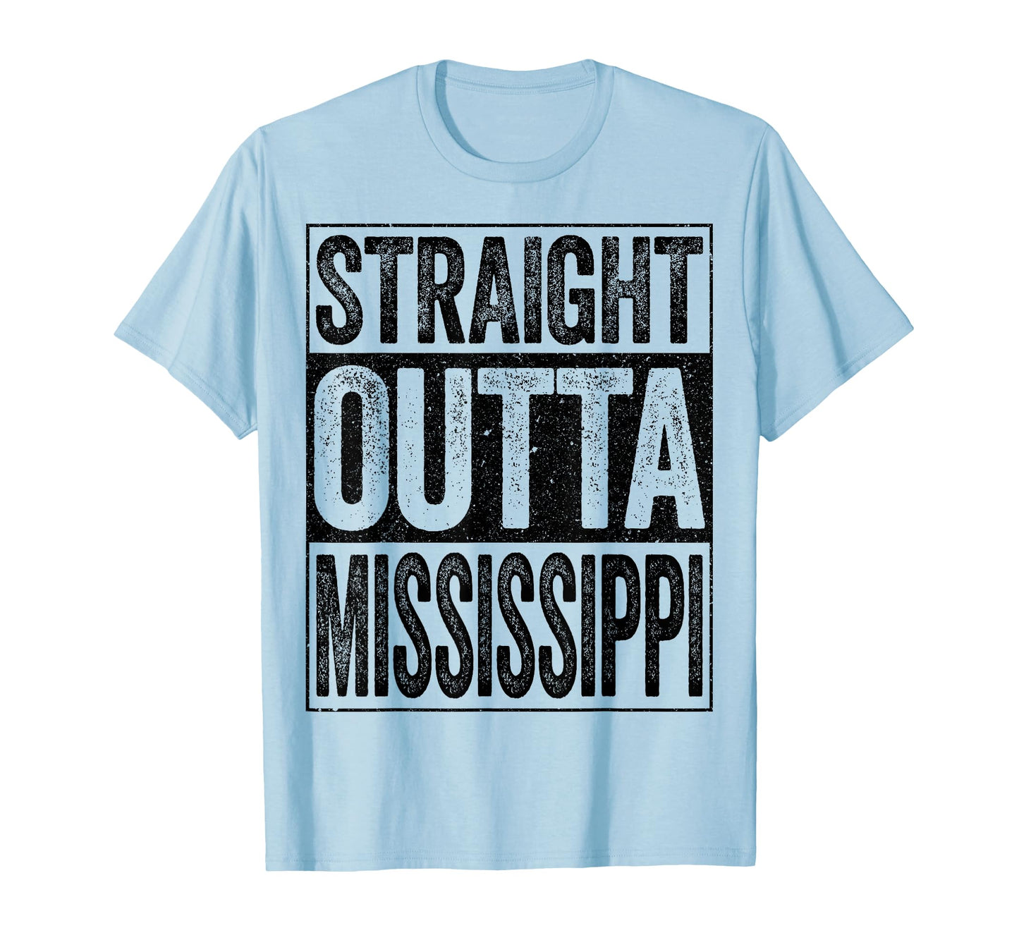 Straight Outta Mississippi Shirt Men Women Kids MS State T-Shirt