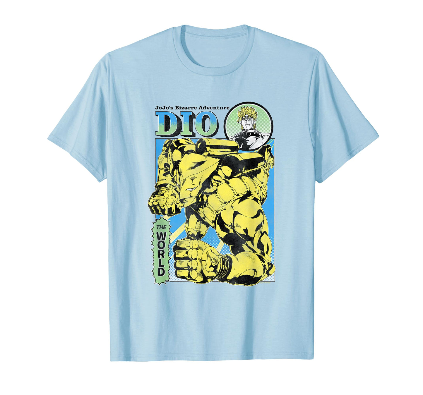 JoJo's Bizarre Adventure Part 3 DIO & The World Illustration T-Shirt