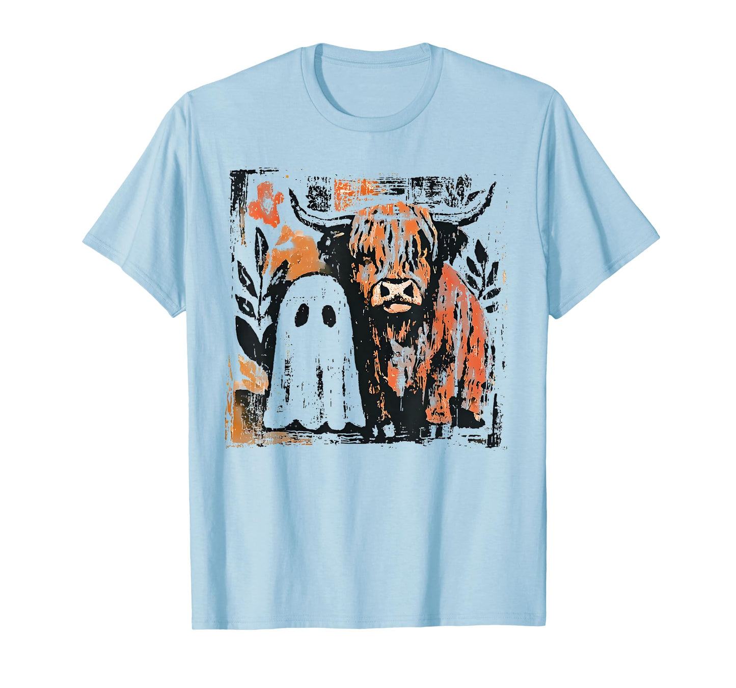 Haunting Until The Cows Come Home Ghost and Cow Halloween T-Shirt
