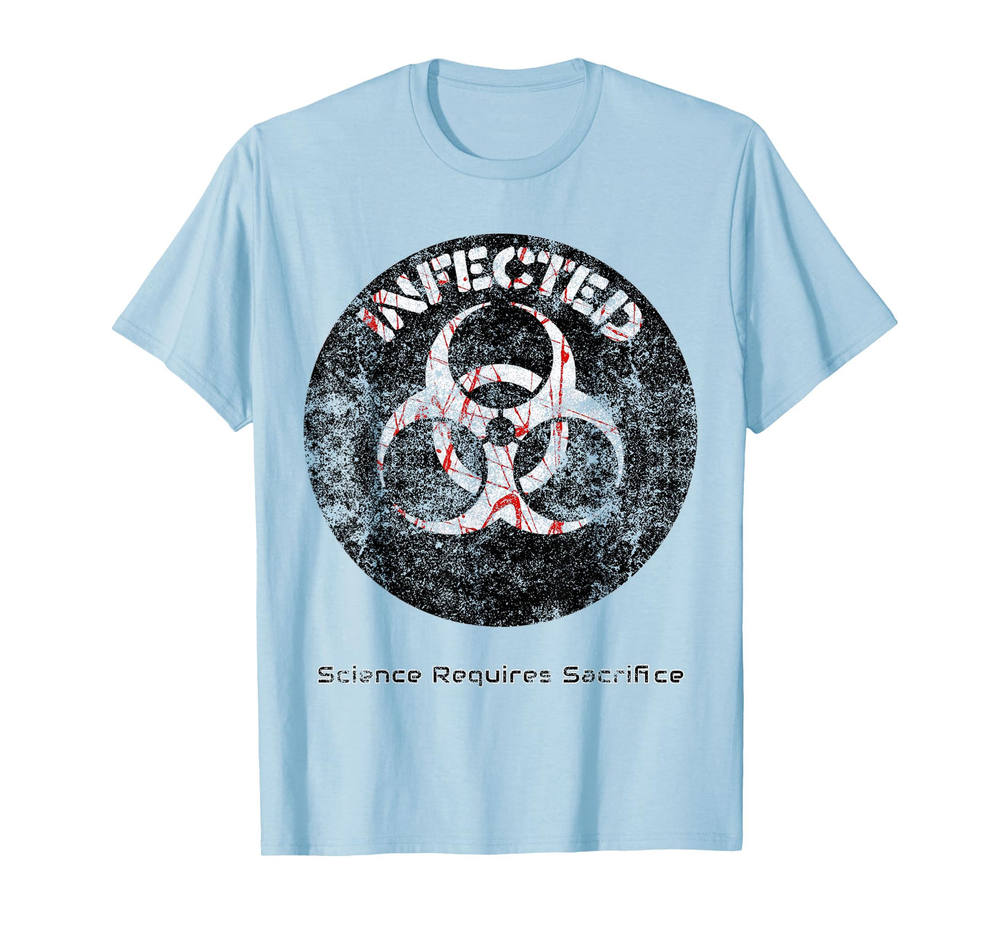Infected Doomsday Biohazard Science Teacher Halloween Men Women Kids T-Shirt