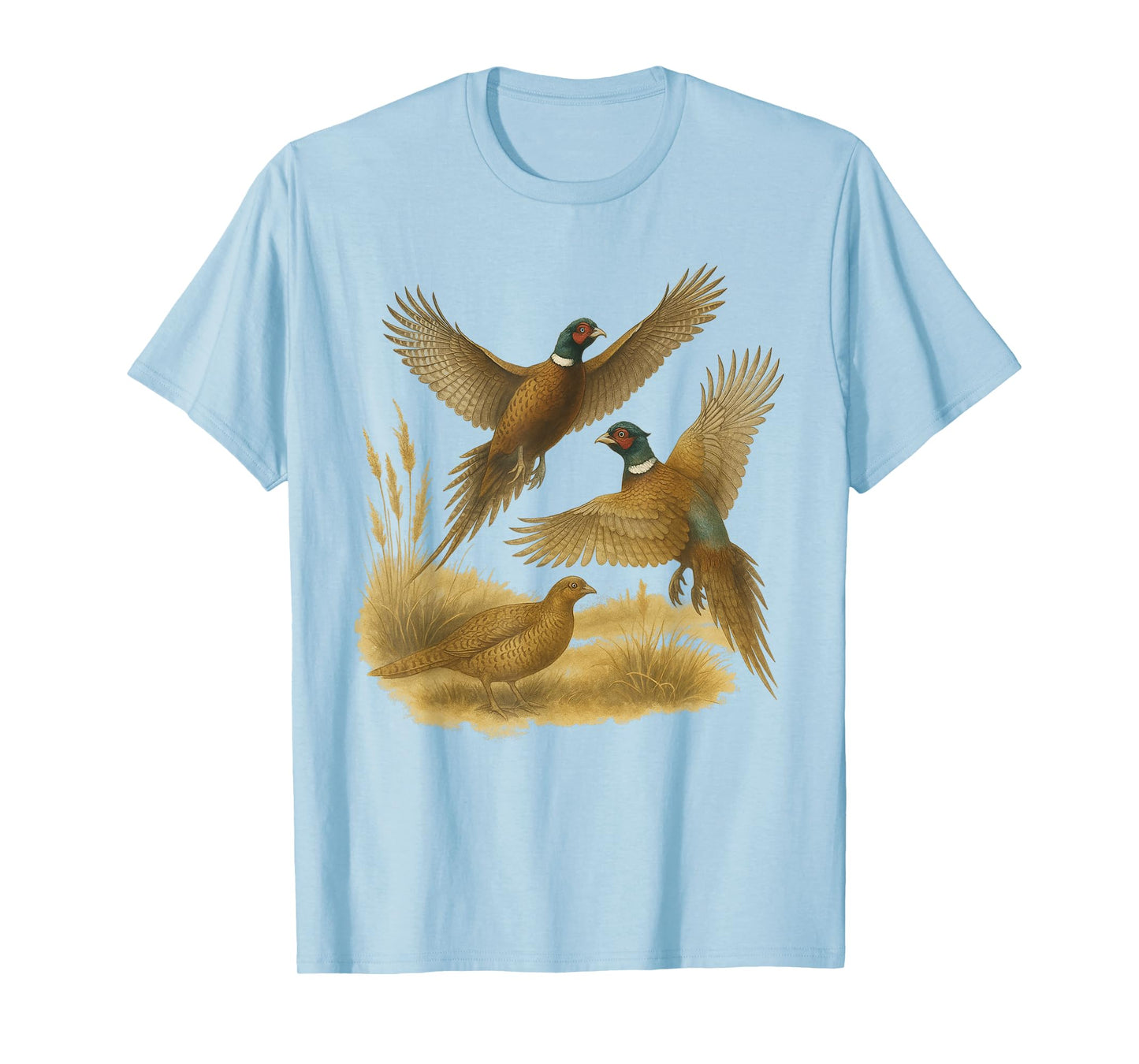 Retro Pheasant 90s Nature Vintage Wildlife Bird T-Shirt