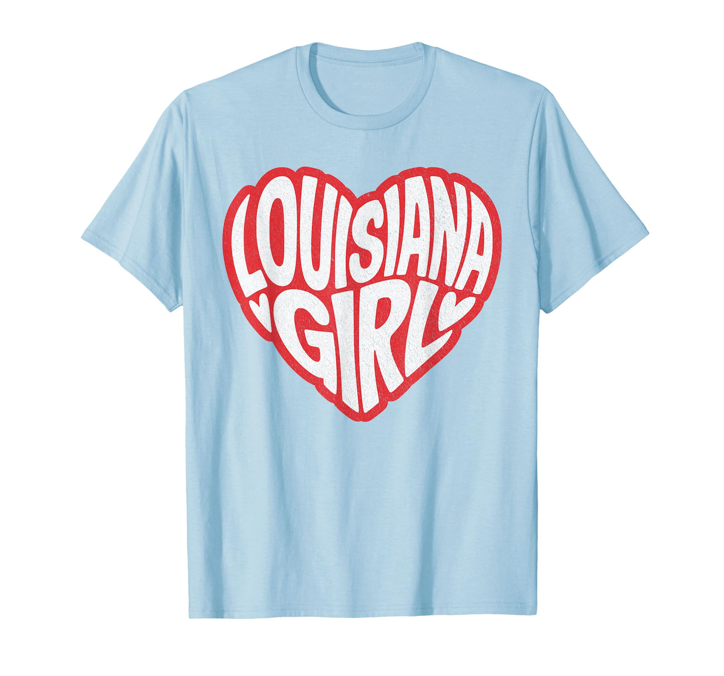 Retro Louisiana Girl Home Pride Cute Louisiana Girls T-Shirt
