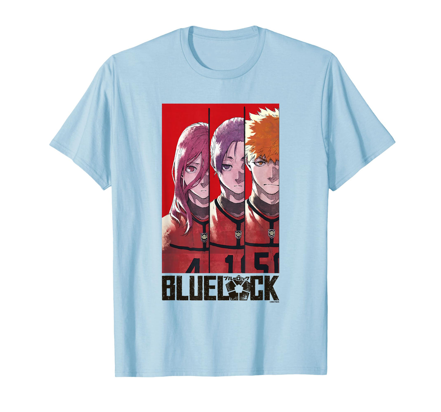 Blue Lock Chigiri Hyoma REO and Kunigami Split Epic Poster T-Shirt