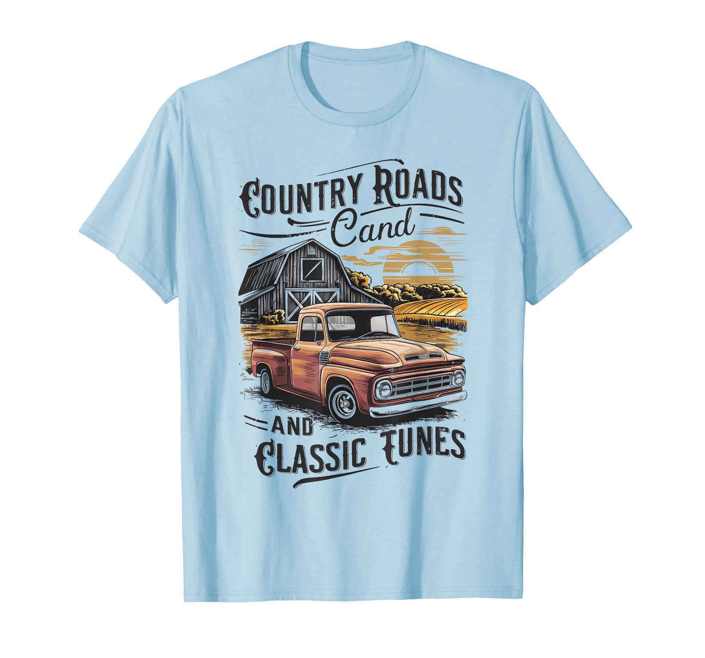 Country Roads and Classic Tunes T-Shirt