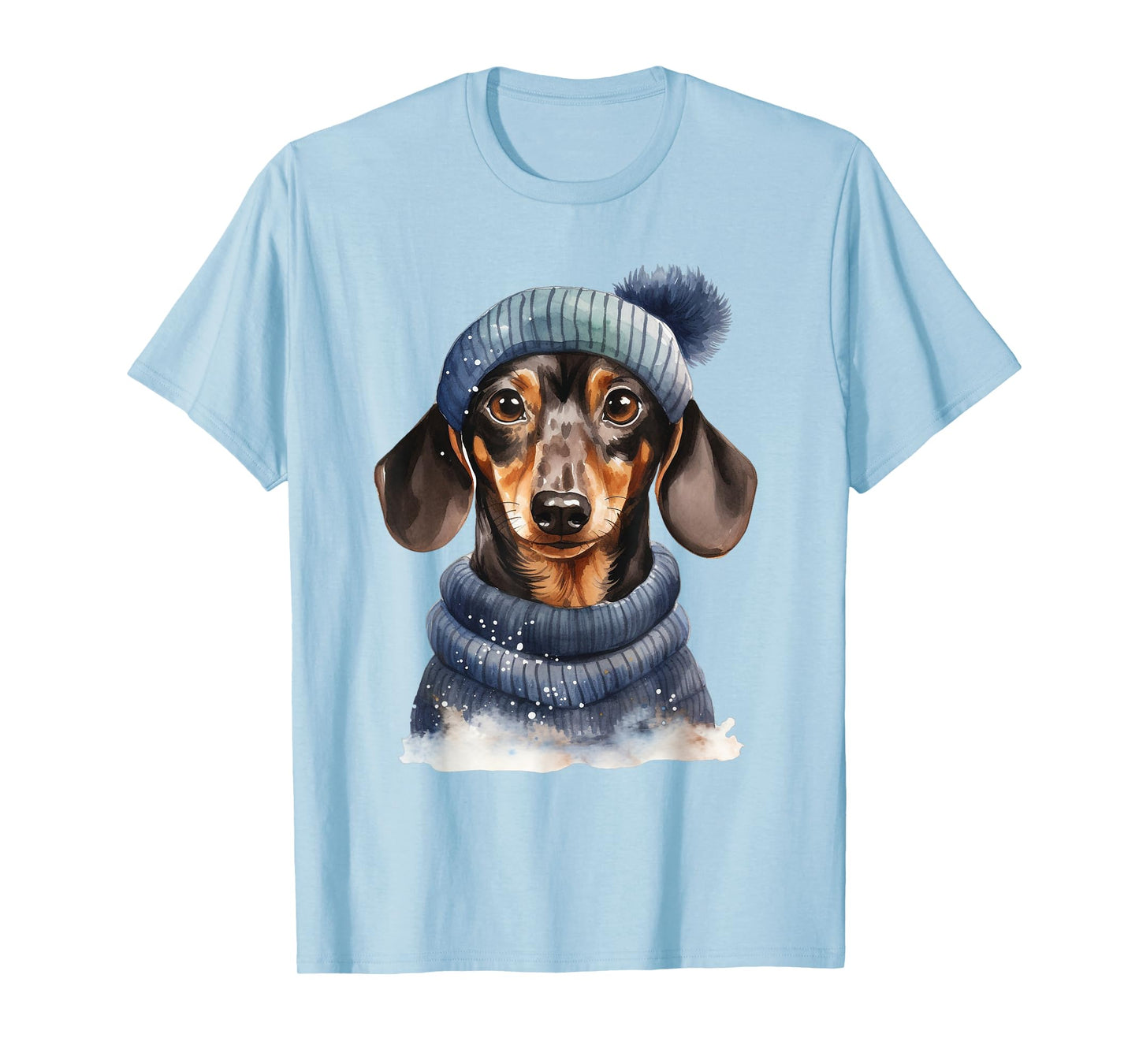 Christmas Winter Wiener & Dachshund T-Shirt
