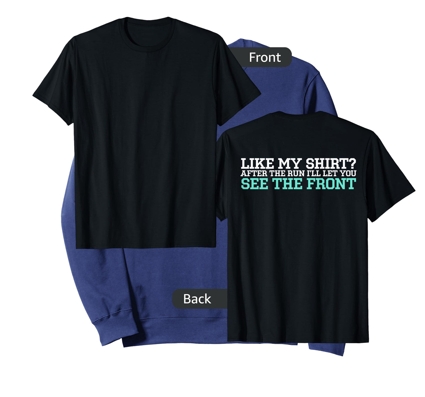 Cross Country Running Shirt With Back Print - Funny XC Shirt