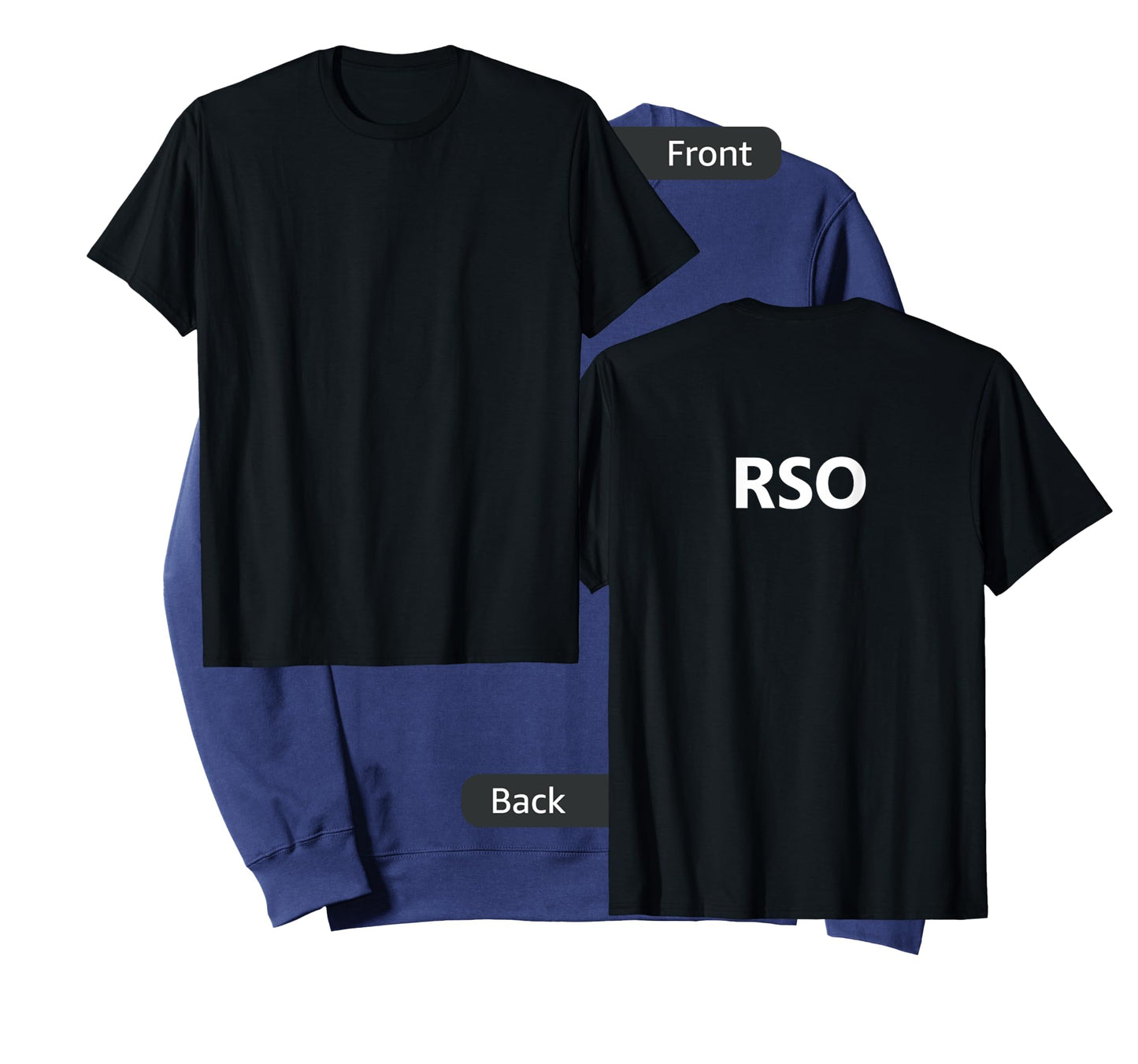 Range Safety Officer RSO Gun Job Employee (BACK PRINT) T-Shirt