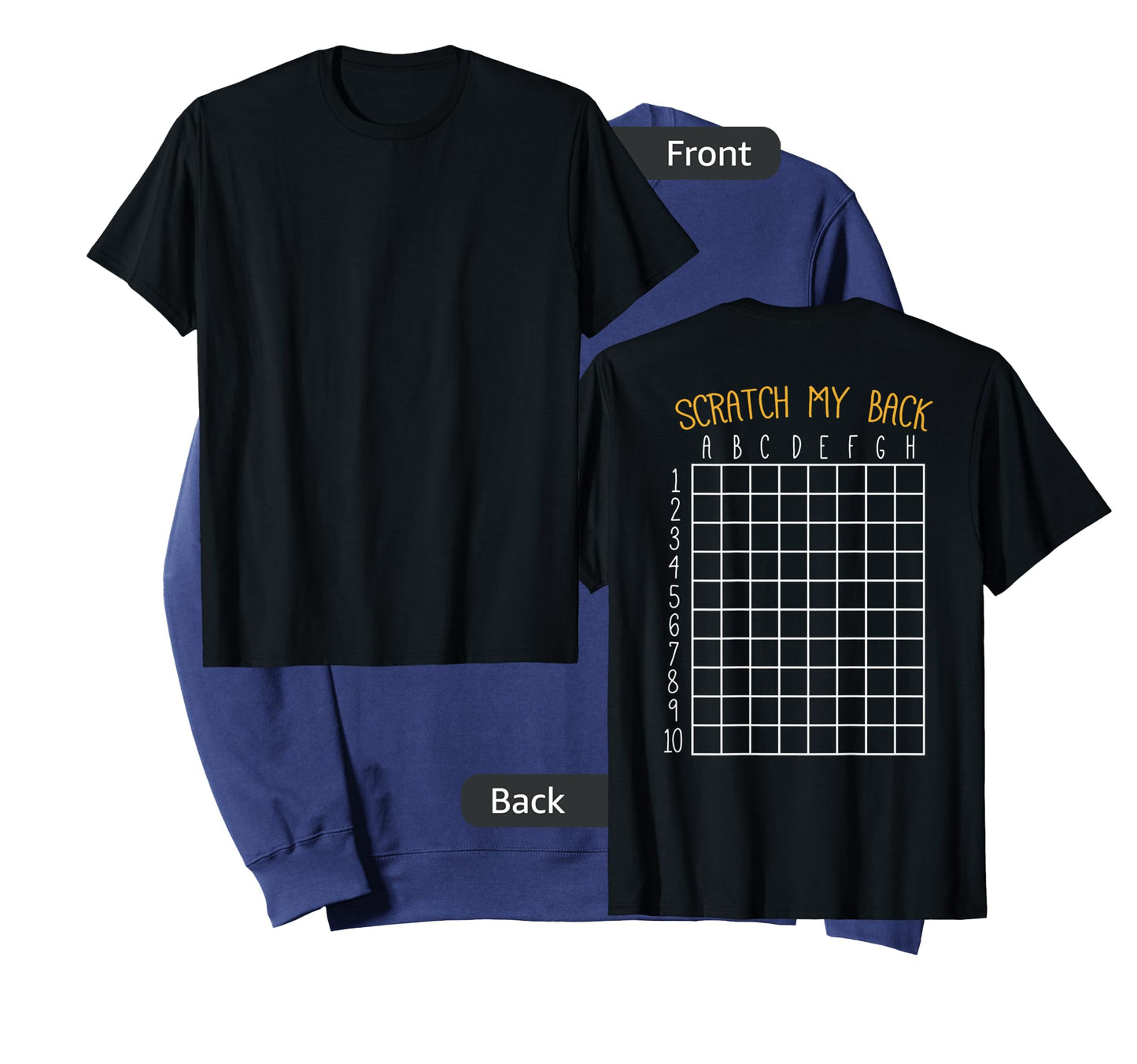 Back Scratching Shirt Co. Back Scratcher Shirt, Scratch My Back T-Shirt - Unisex-Adult, Black, Small