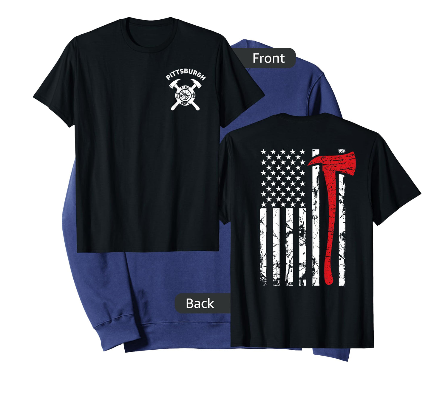 City Of Pittsburgh Fire Department Pennsylvania Firefighter T-Shirt