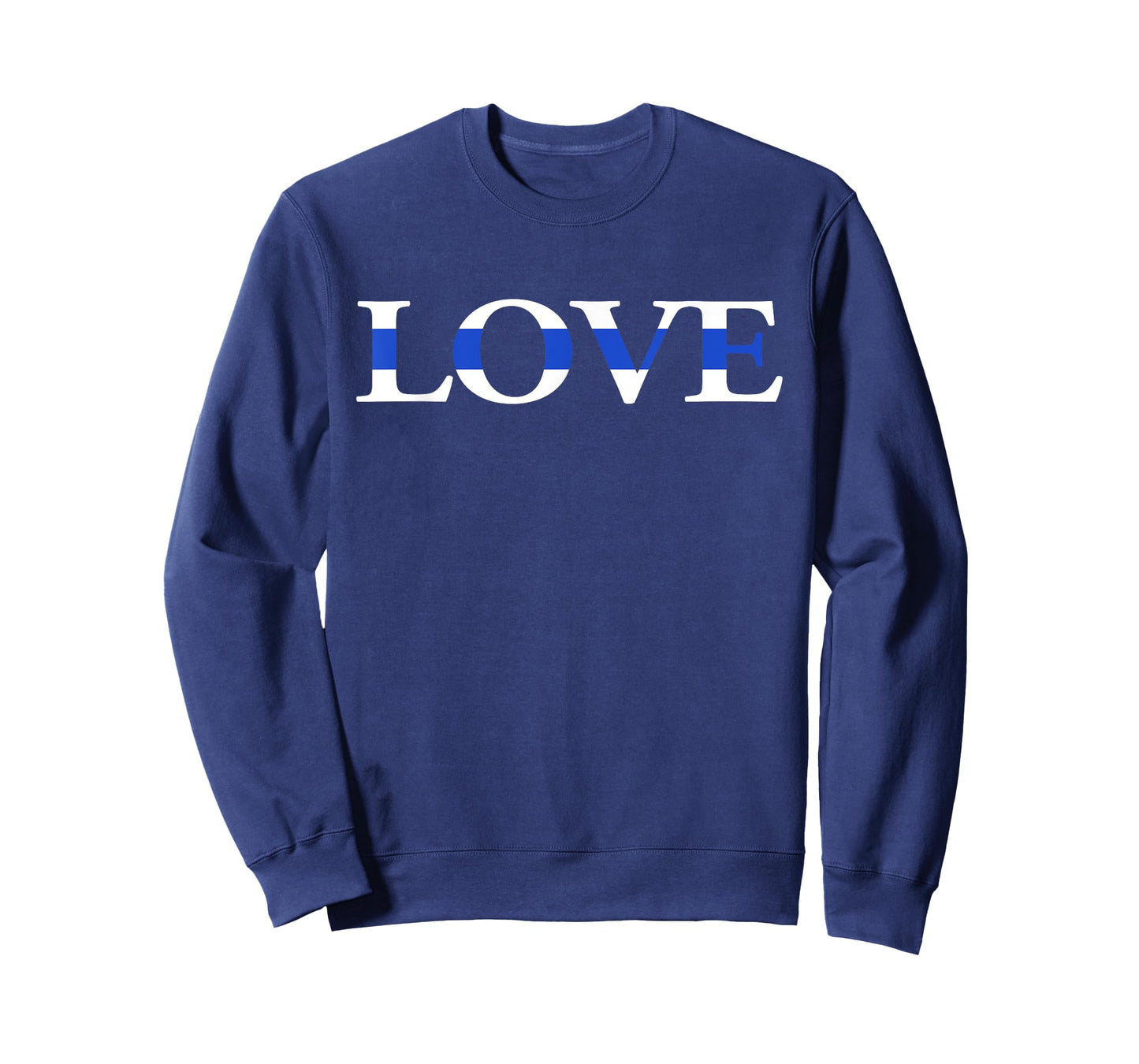 Police Officer Gifts Thin Blue Line I Love Police T Shirt