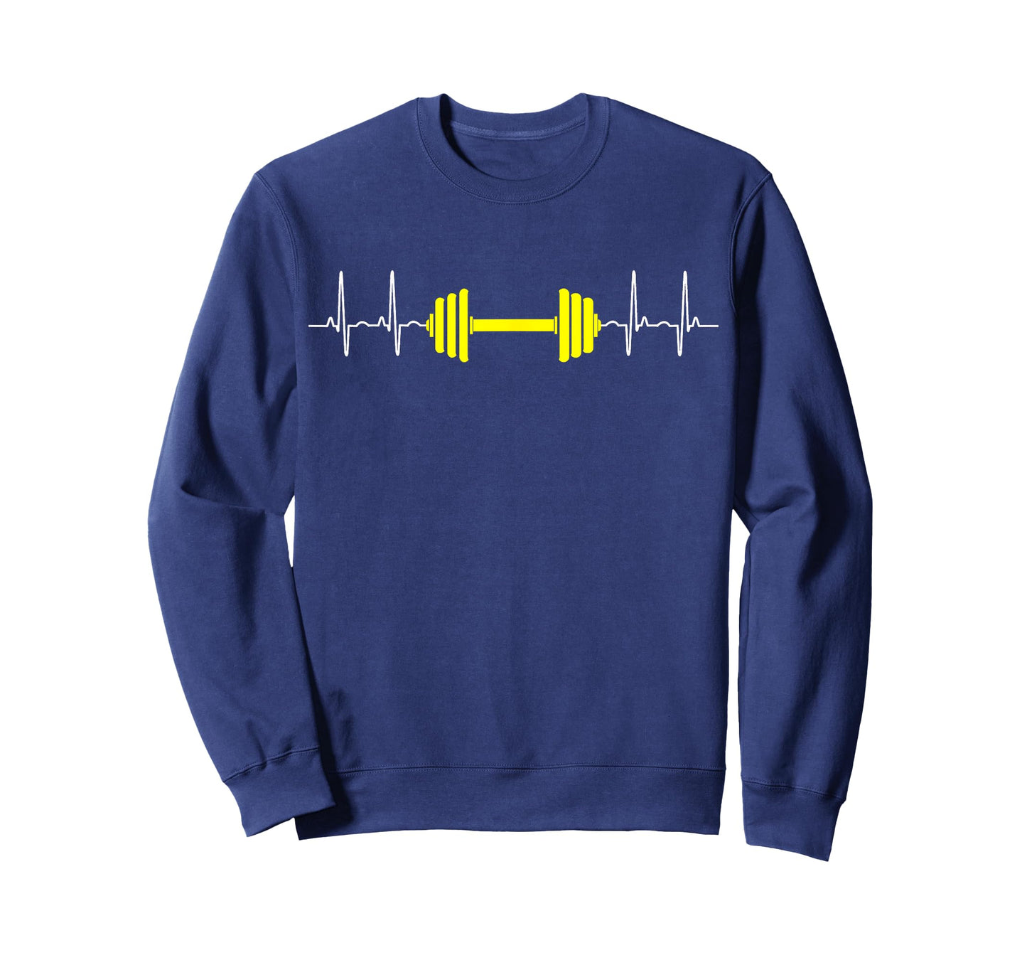Barbell Weightlifting Heartbeat Bodybuilding Weight Lifting T-Shirt