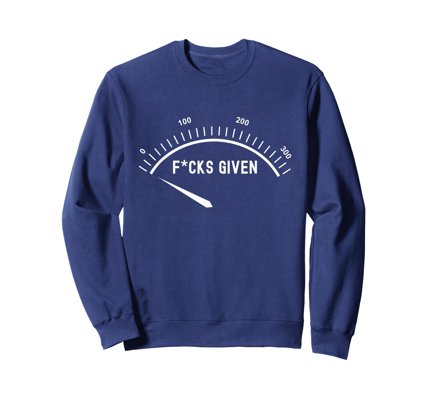 Zero Fucks Given Voltage Meter Sarcastic Adult Humor T-Shirt