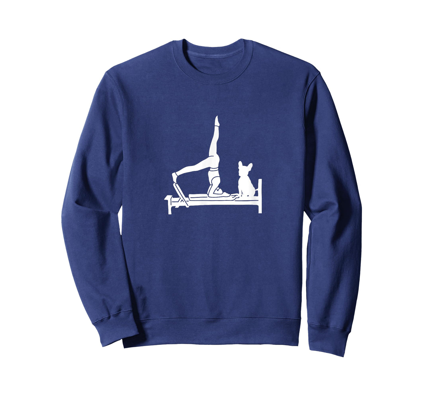Funny Reformer Pilates with French Bulldog Men Women T-Shirt