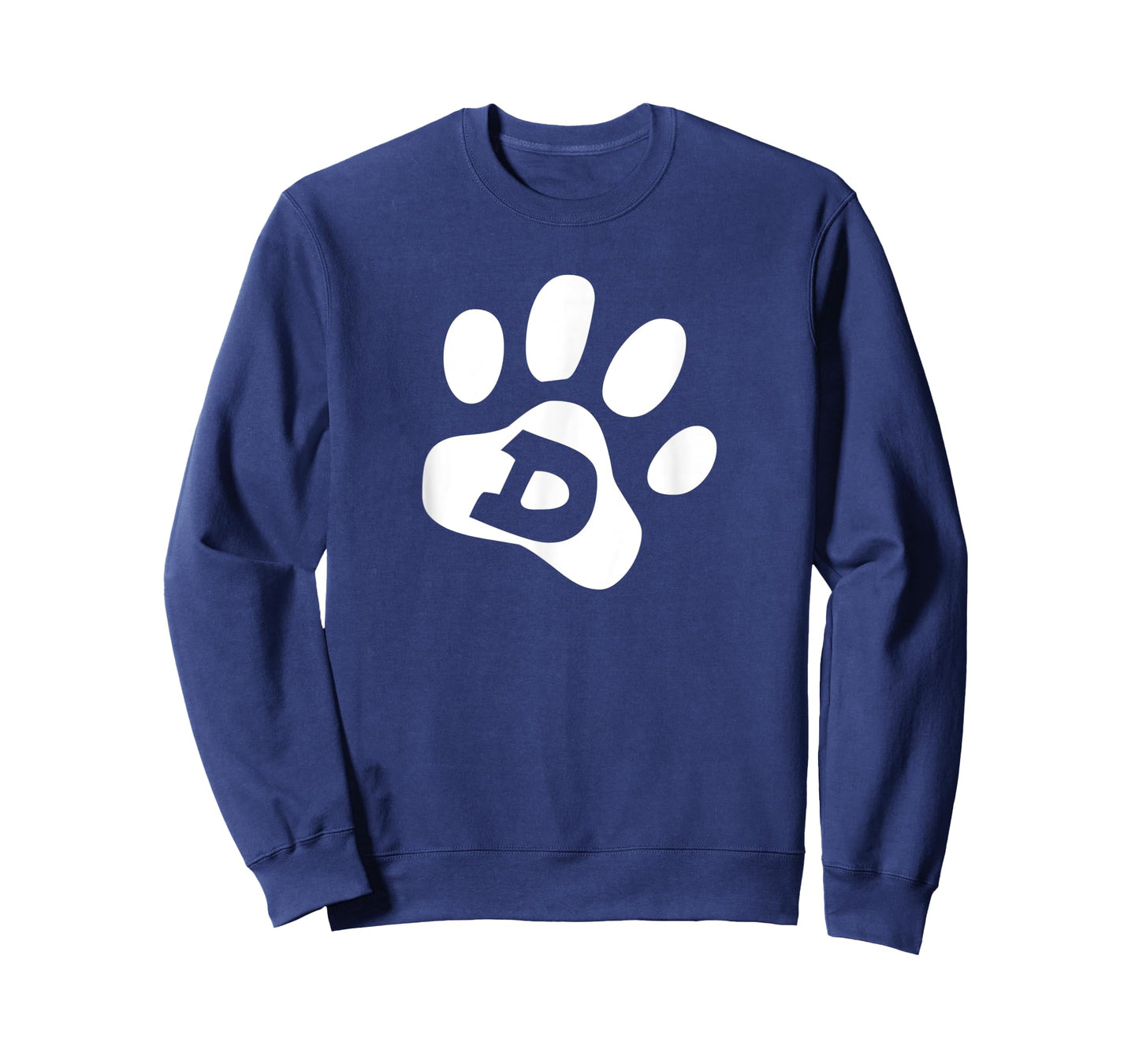 Letter D Dog Paw Alphabet Outfit For Dog Lovers Puppy T-Shirt