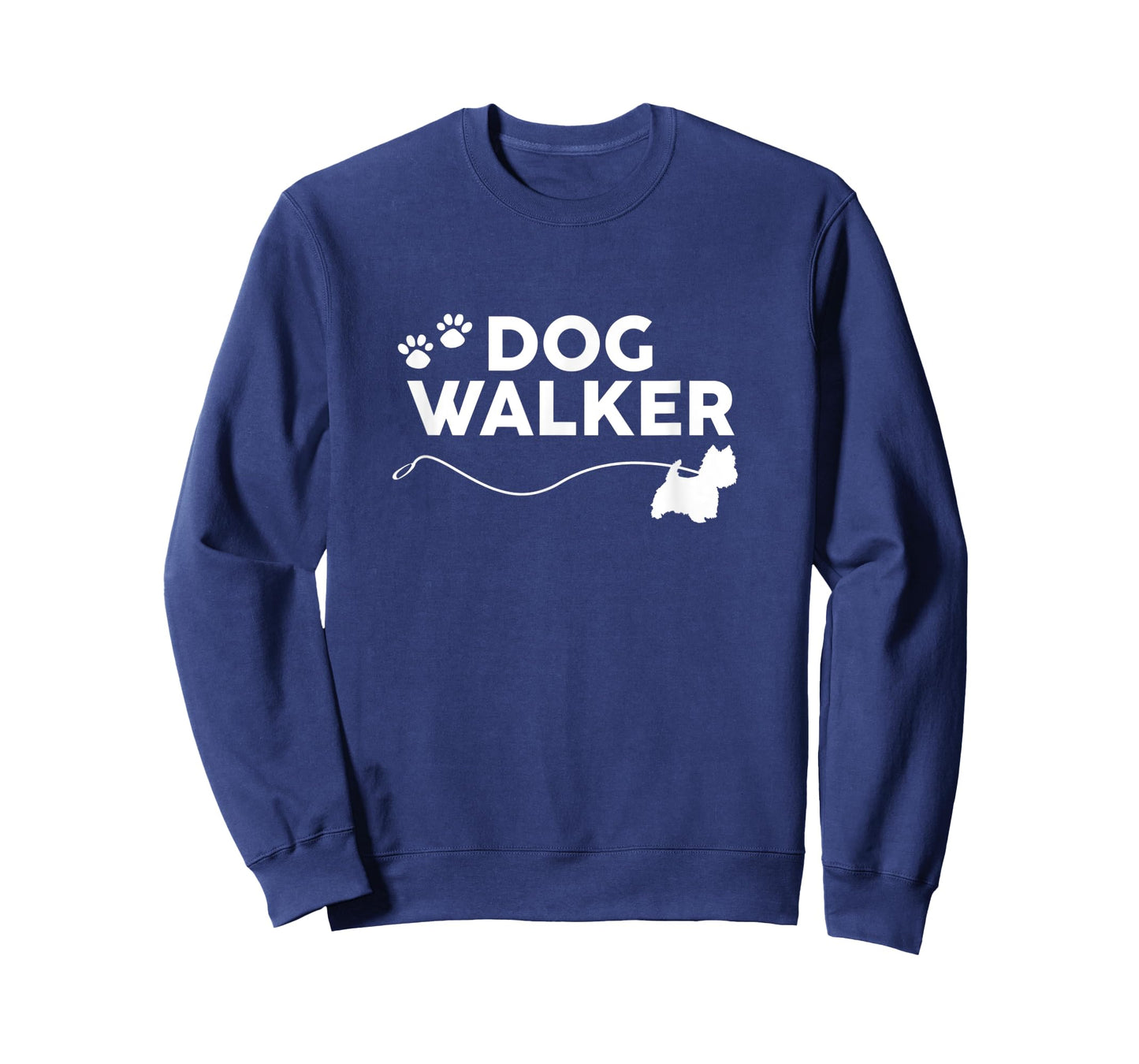 Westie Dog Walker Gifts Cute Dog Lover Walking Rescue Puppy T-Shirt