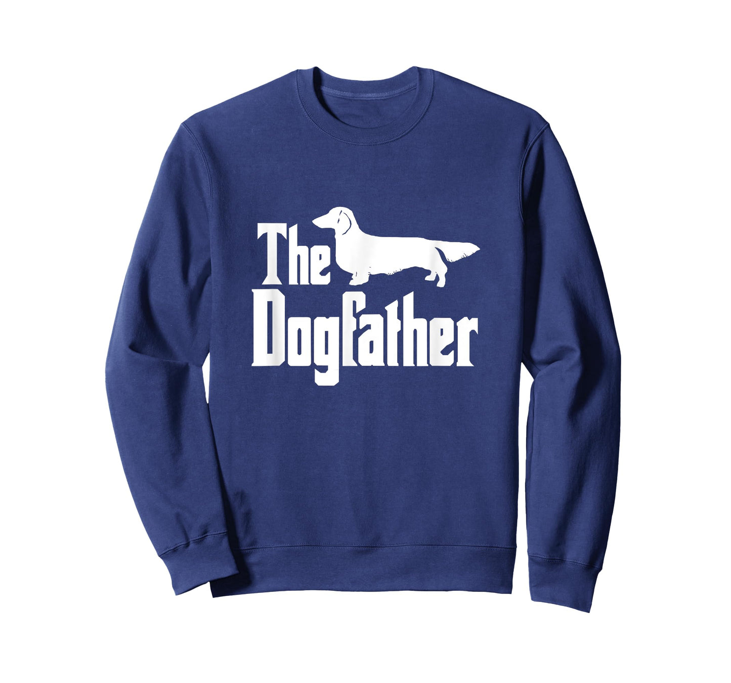 The Dogfather T-Shirt, long haired Dachshund, funny dog gift T-Shirt