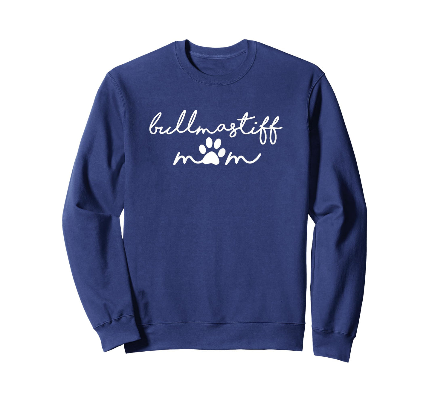 Bullmastiff Mom Bulldog Mixed Dog Mama Pawprint for Human T-Shirt