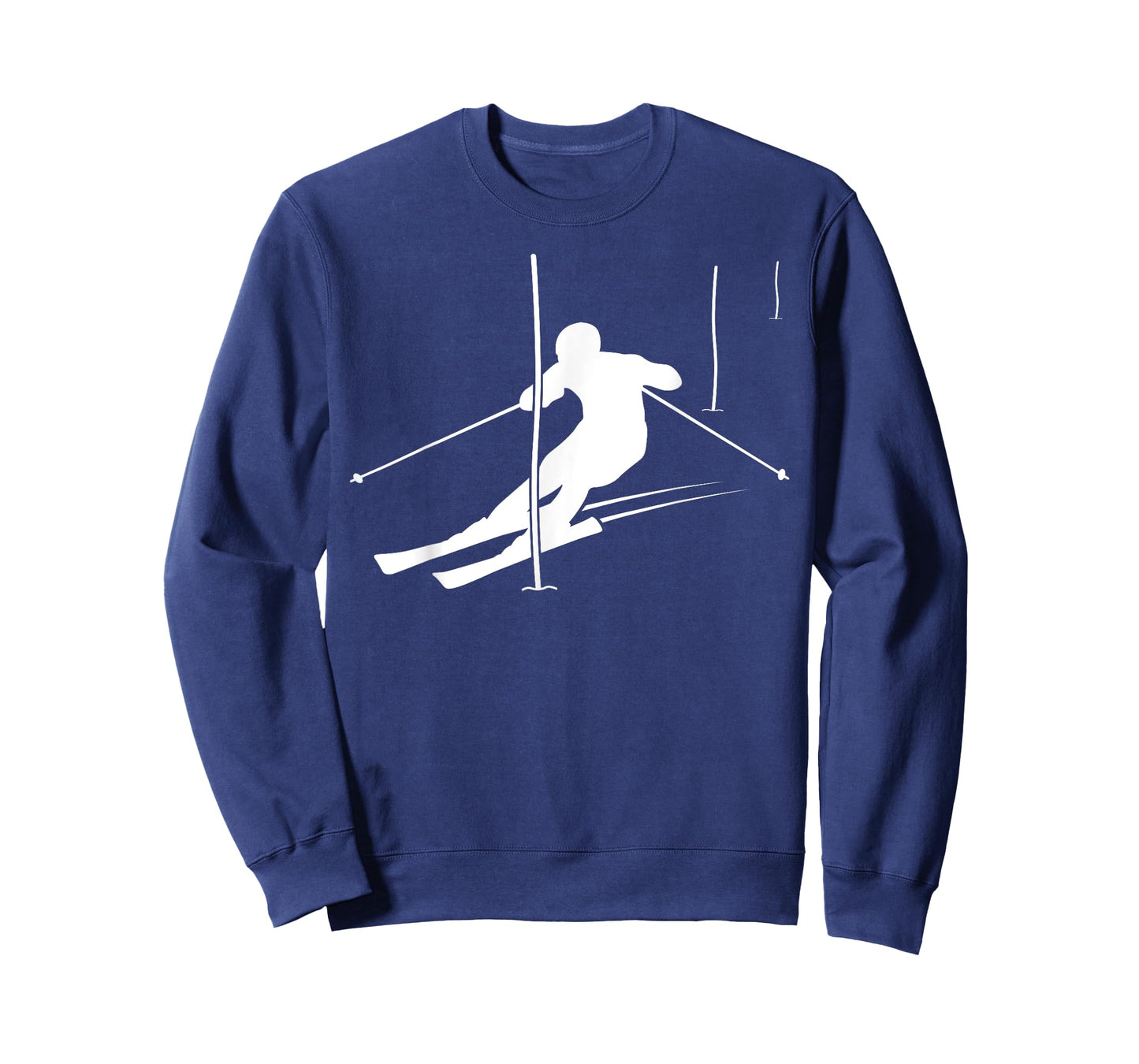 Alpine ski racing, racing runner, ski slope, slalom course skier T-Shirt