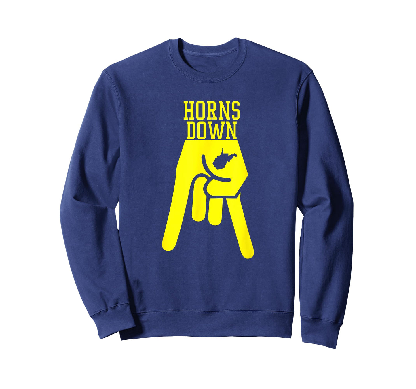 Horns Down West By God Virginia T-Shirt