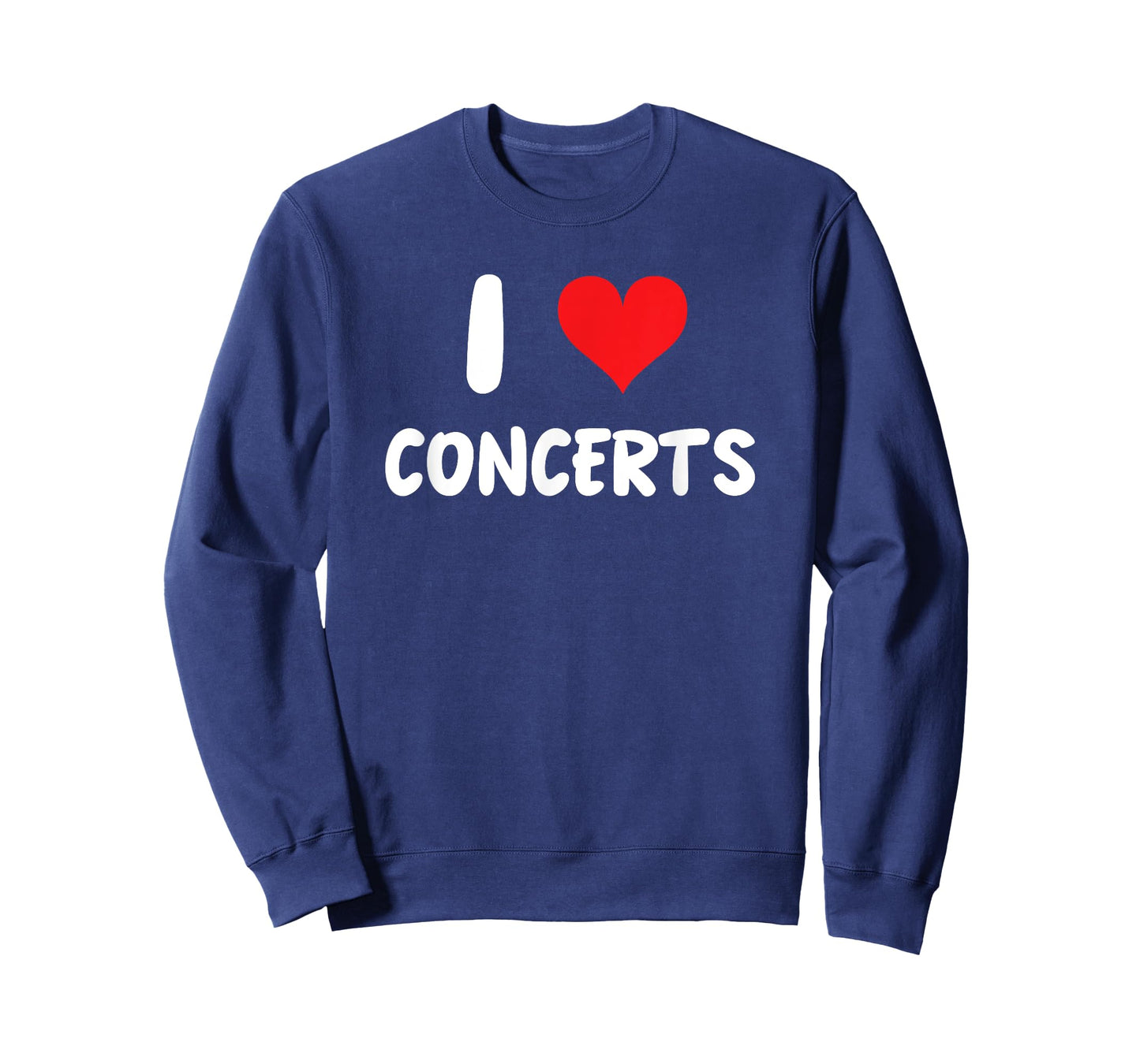 I Love Concerts - Heart - Music Band Musician Rock Country T-Shirt