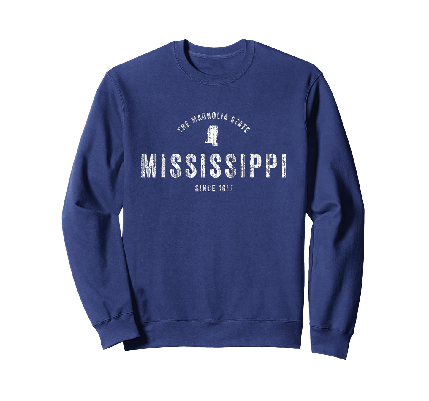 Mississippi T-Shirt Vintage Sports Design Retro MS Tee T-Shirt
