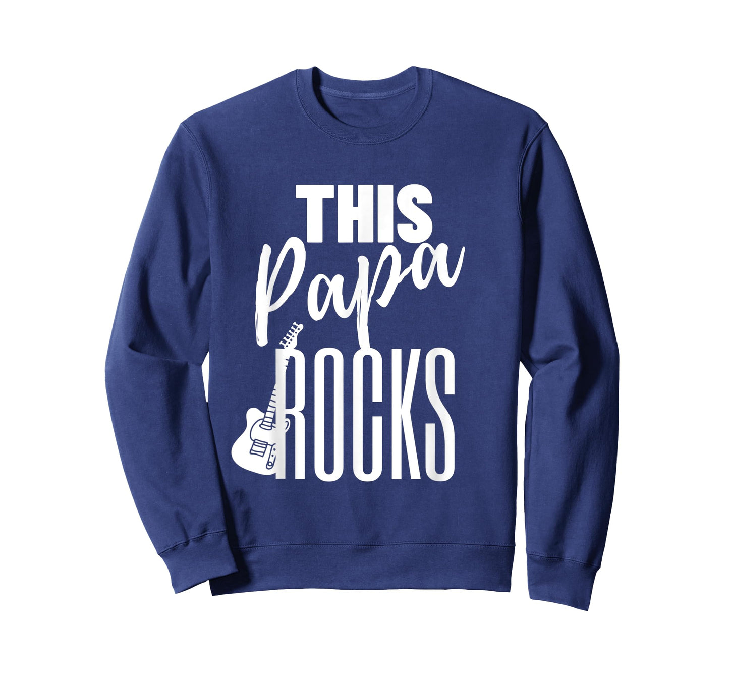 This Papa Rocks Guitar Player Rock n Roll - Guitar T-Shirt