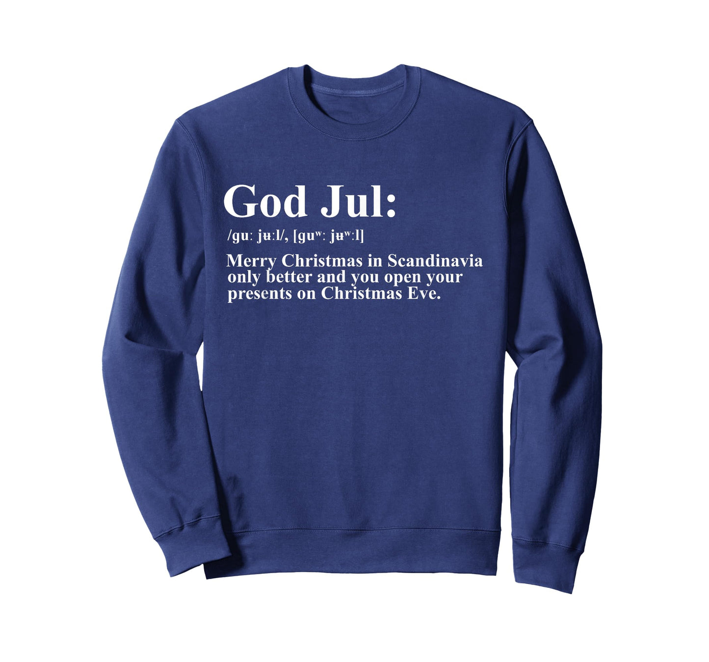 God Jul Definition Merry Christmas Funny Scandinavia Swedish T-Shirt