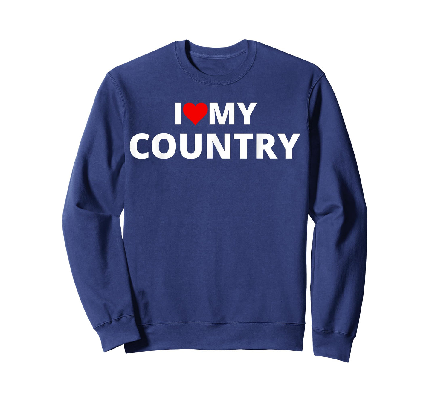 I Love My Country (Red Heart) T-Shirt