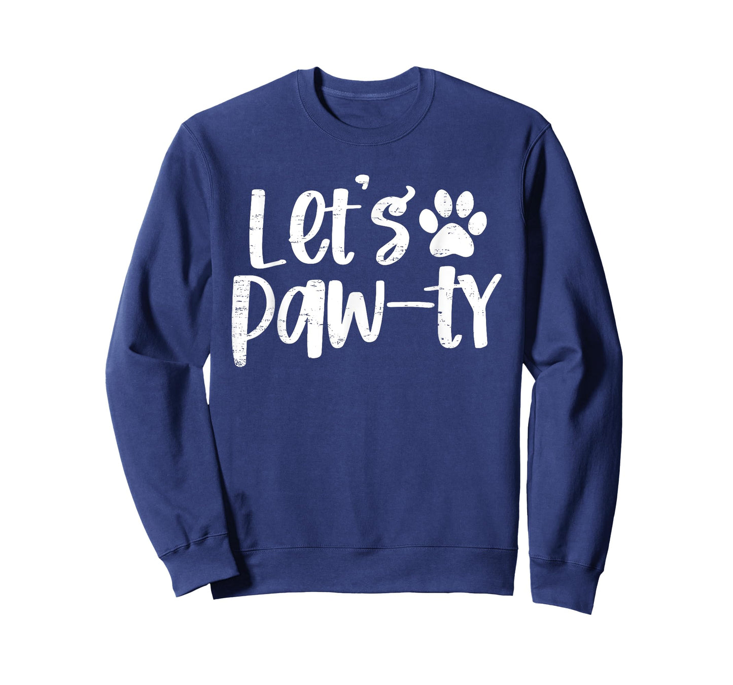 Funny Let's Paw-ty Love Dogs Mom Retro T-Shirt