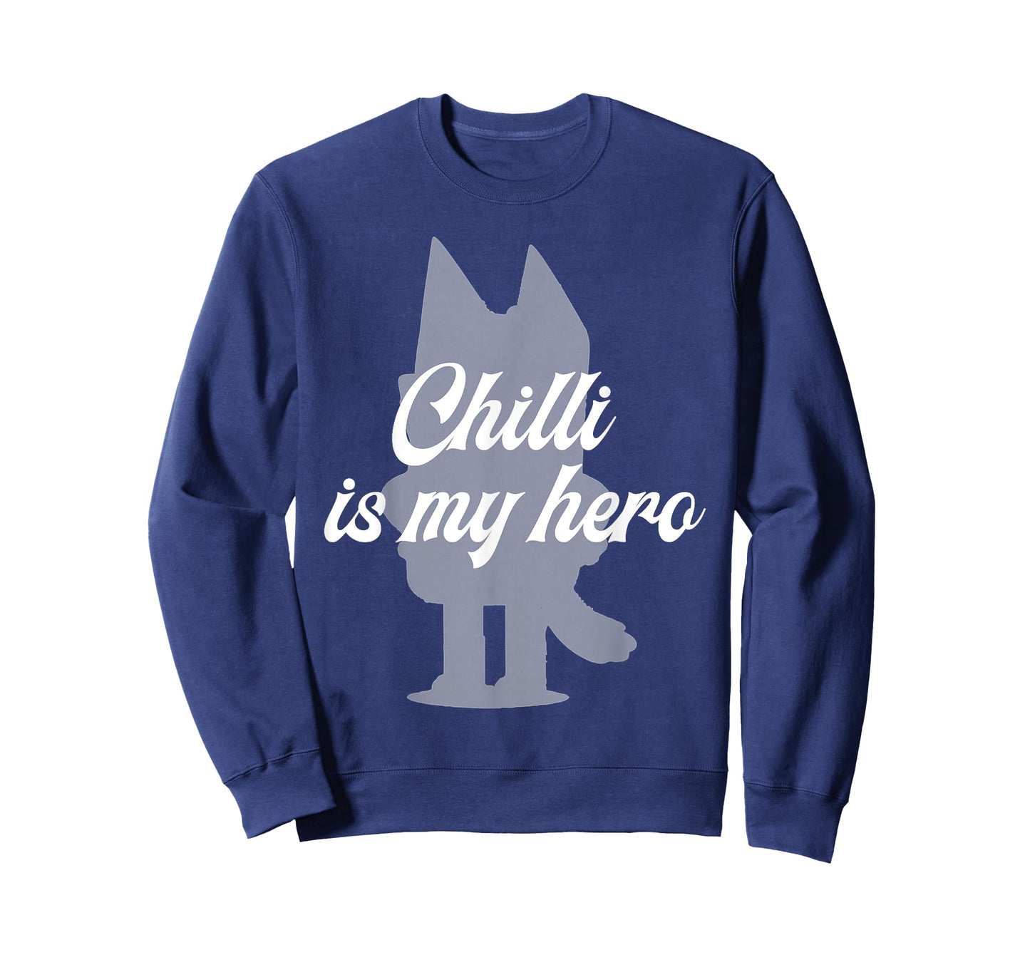 Chilli Is My Hero - Funny Kid's Show Mom - Blue Heeler Dog T-Shirt