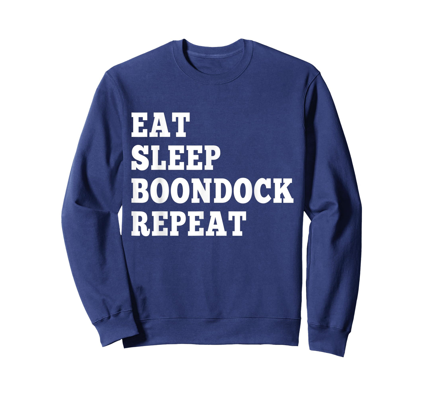 Eat Sleep Boondock Repeat couples boondocking camping T-Shirt