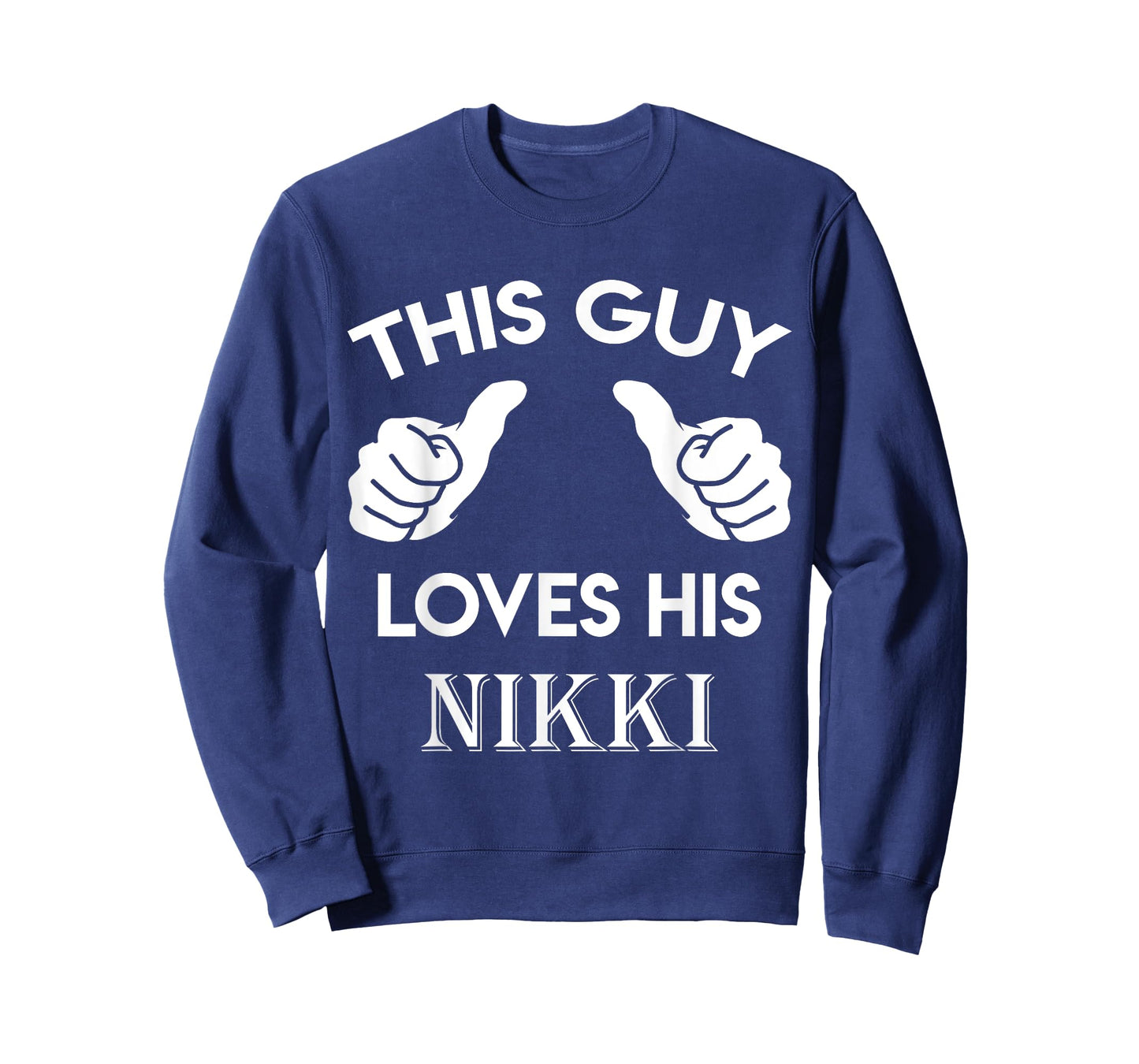 This guy loves his NIKKI gift valentine heart belongs 3 T-Shirt