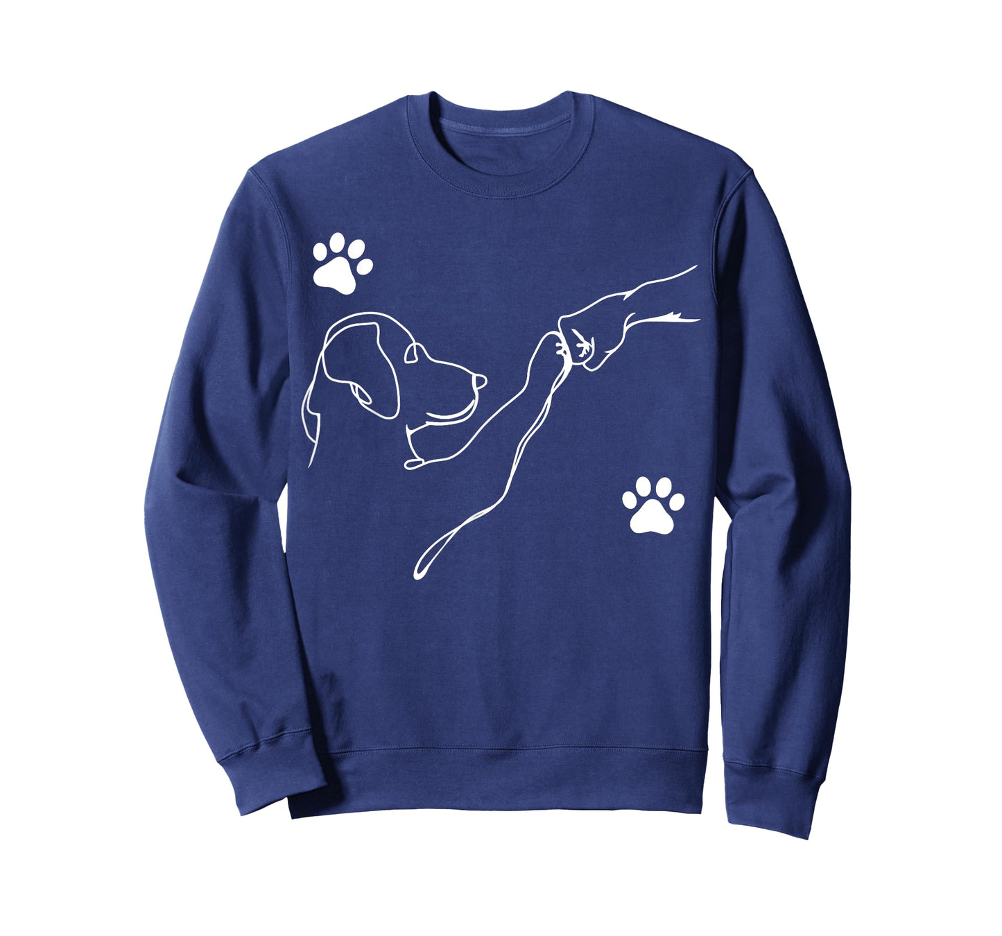 Dog and People Punch Hand Dog Friendship Fist Bump Dog's Paw T-Shirt