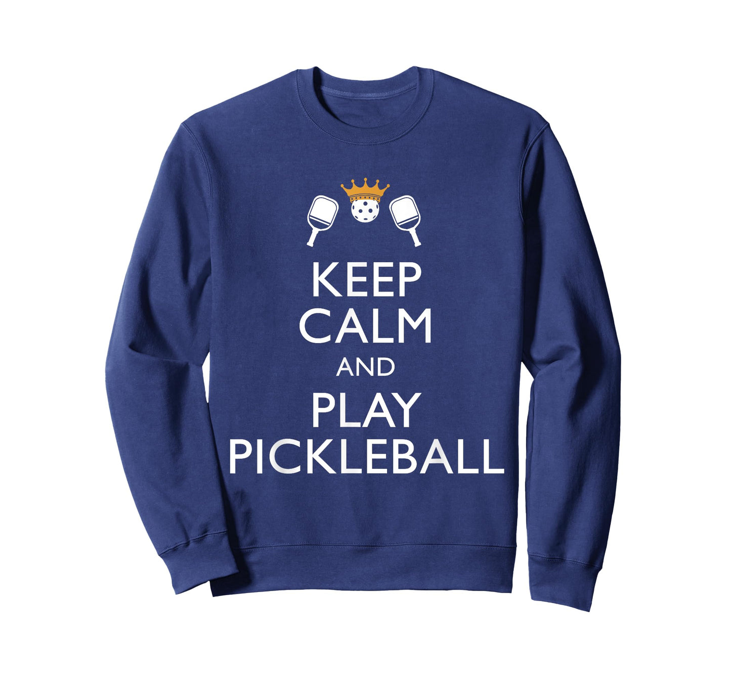 Keep Calm and Play Pickleball Funny Pickleball Player Sport T-Shirt