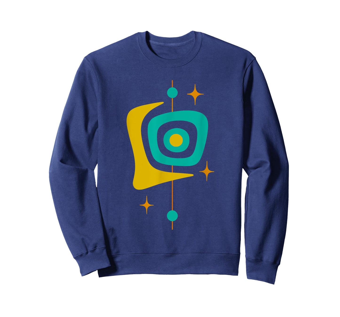 Mid Century Modern Atomic Boomerang Design T-Shirt