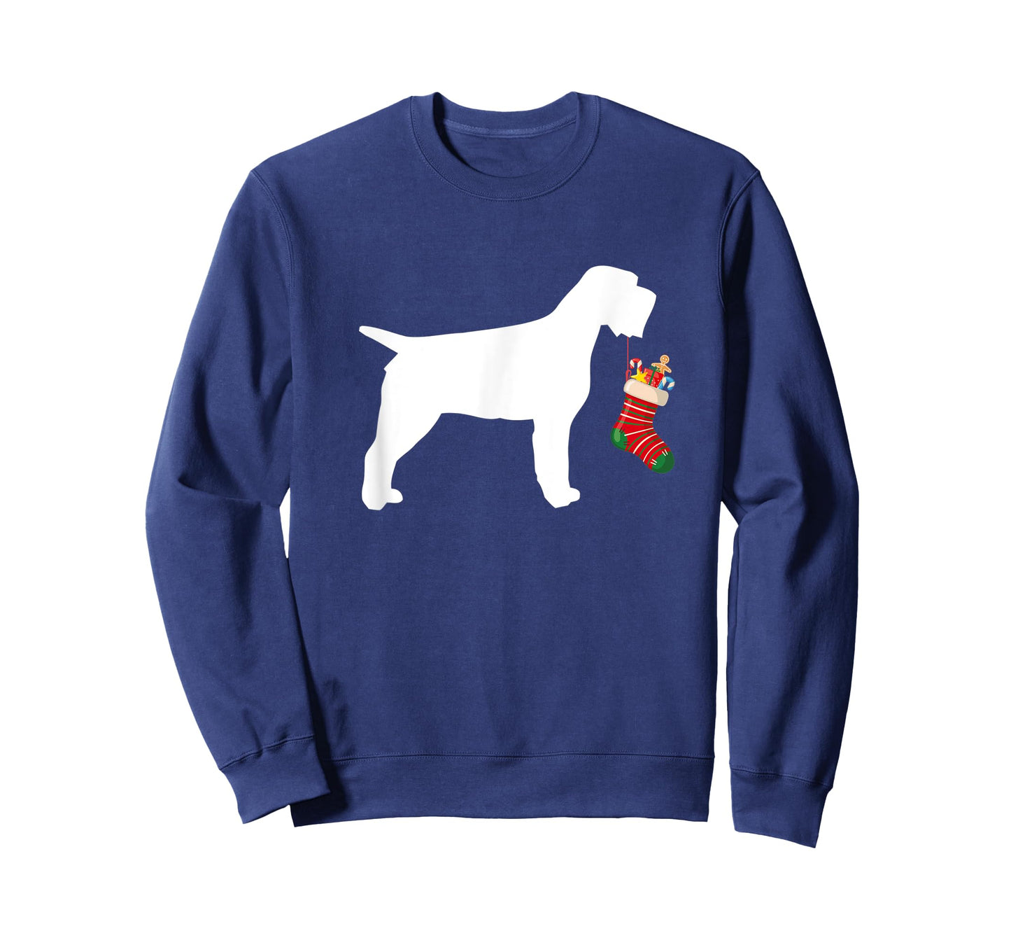 Wirehaired Pointing Griffon Christmas Stocking Stuffer Dog Men Women Kids T-Shirt