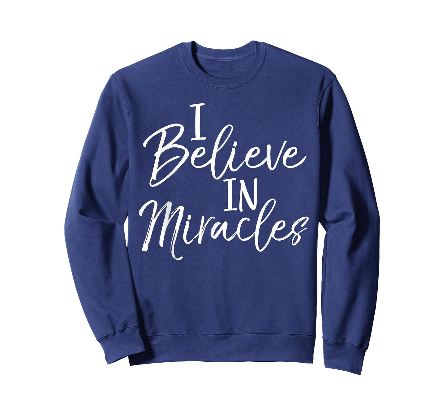I Believe in Miracles Shirt Vintage Cool Bold Christian Tee T-Shirt