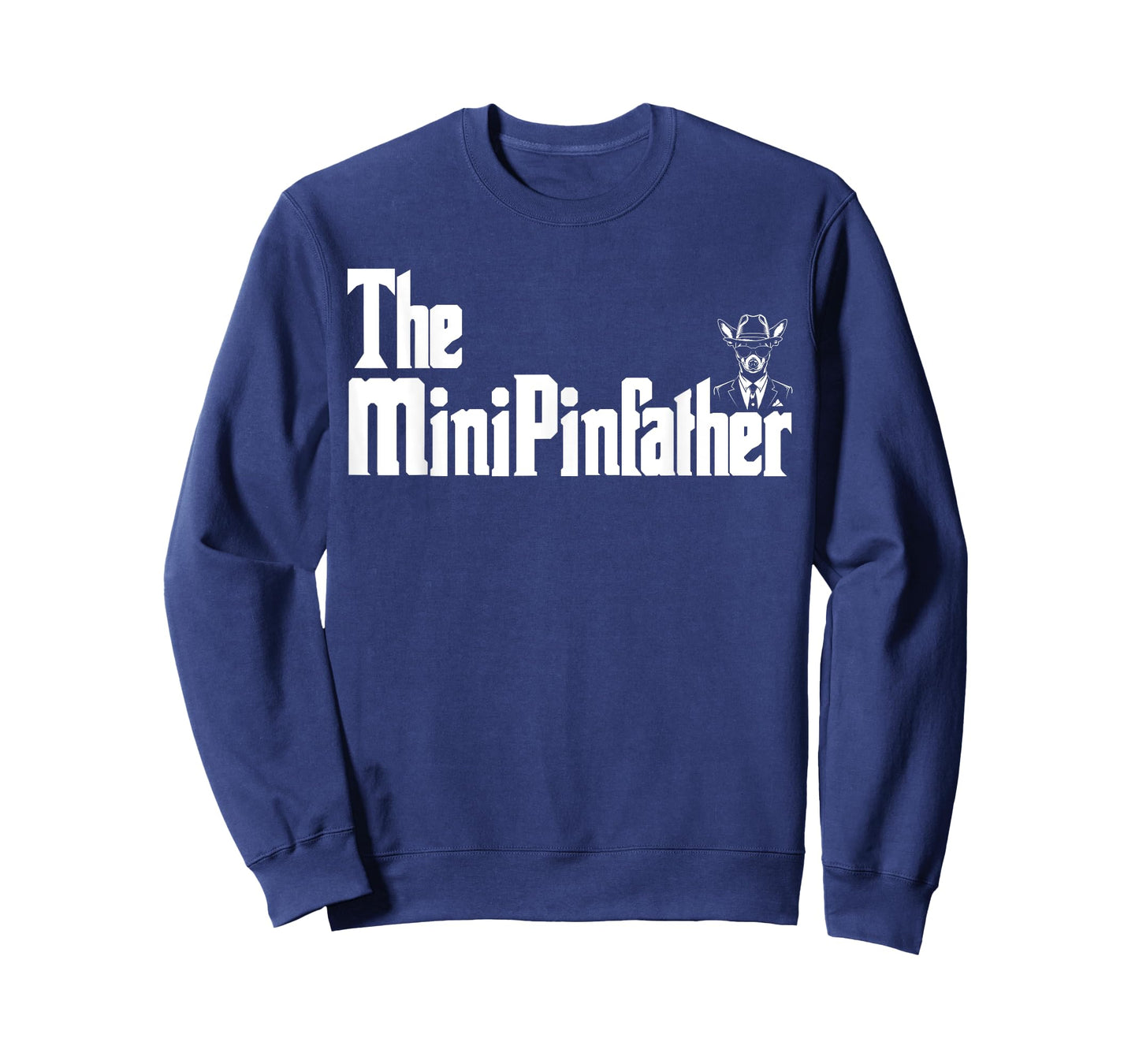 The MinPinFather Funny Miniature Pinscher Dog Dad Shirt Men T-Shirt