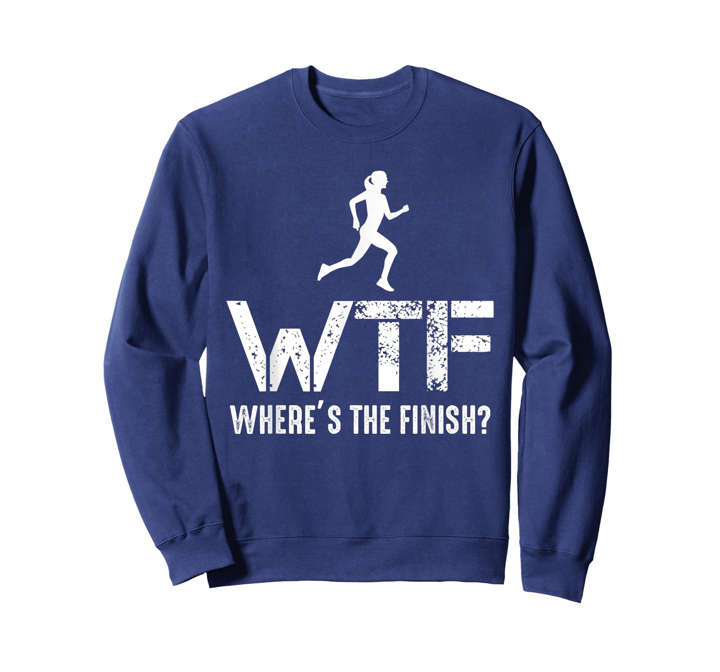 WTF Wheres The Finish - Funny Running Athlete T-Shirt