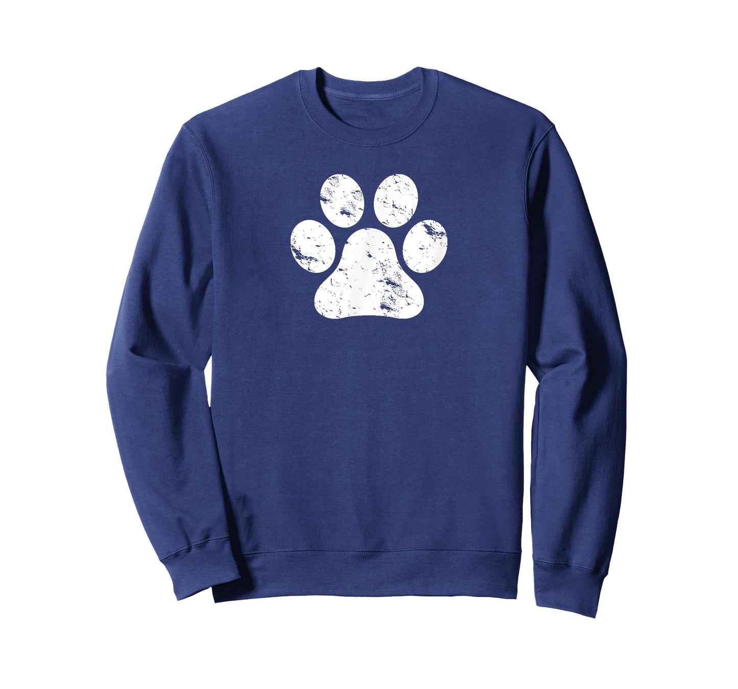 Vintage Distressed Dog Paw Men's And Women's Gift T-Shirt T-Shirt