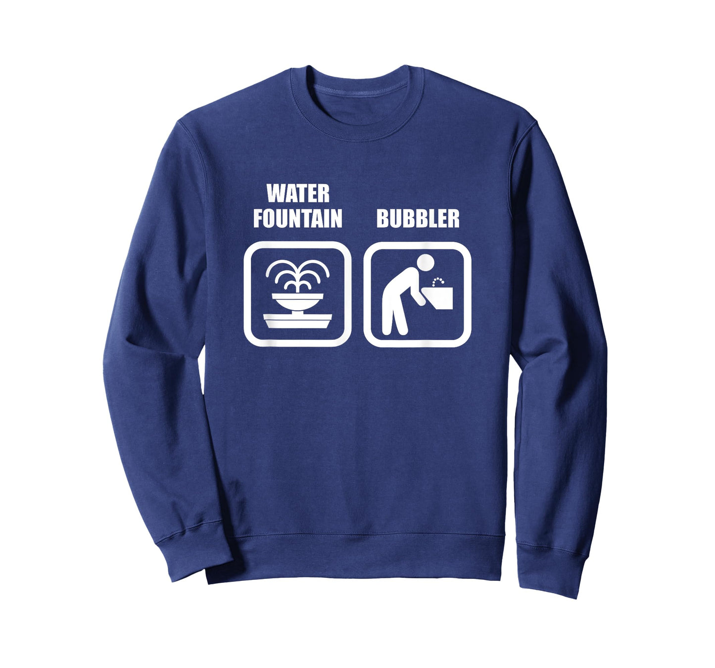 Funny Wisconsin Humor - Water Fountain Vs Bubbler T-Shirt
