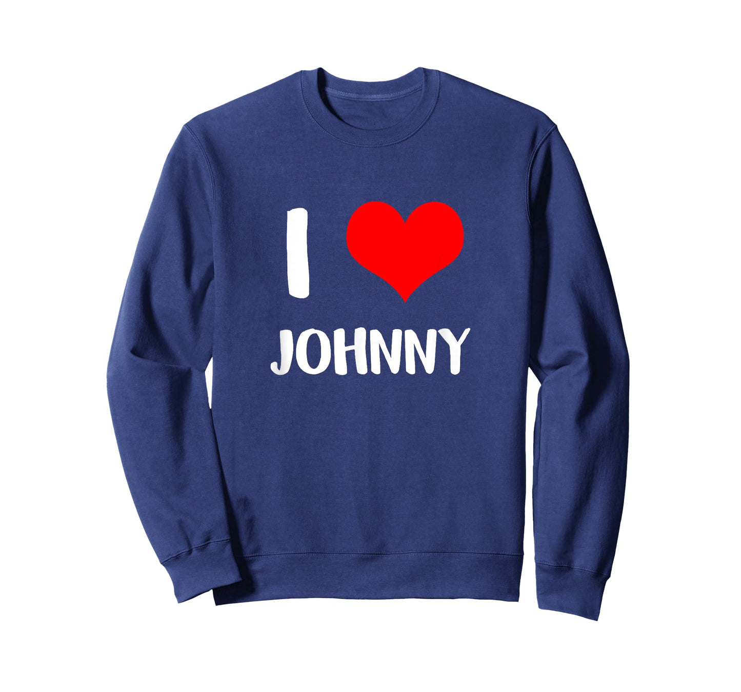 I love JOHNNY my valentine sorry ladies guys heart belongs T-Shirt