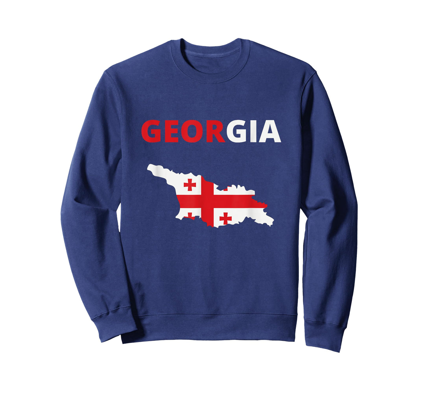GEORGIA EUROPEAN COUNTRY FLAG AND MAP T-Shirt
