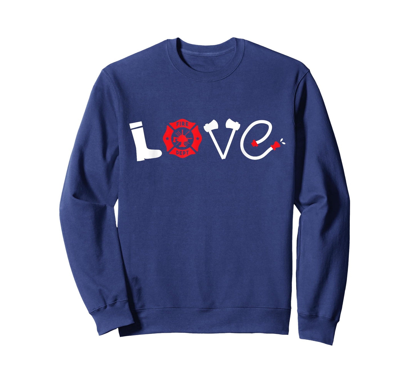 Firefighter Girlfriend Girl Wife Love T-Shirt