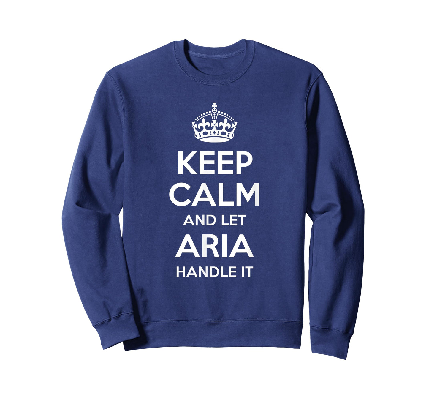 ARIA Keep Calm Personalized Name Funny Birthday Gift Idea T-Shirt