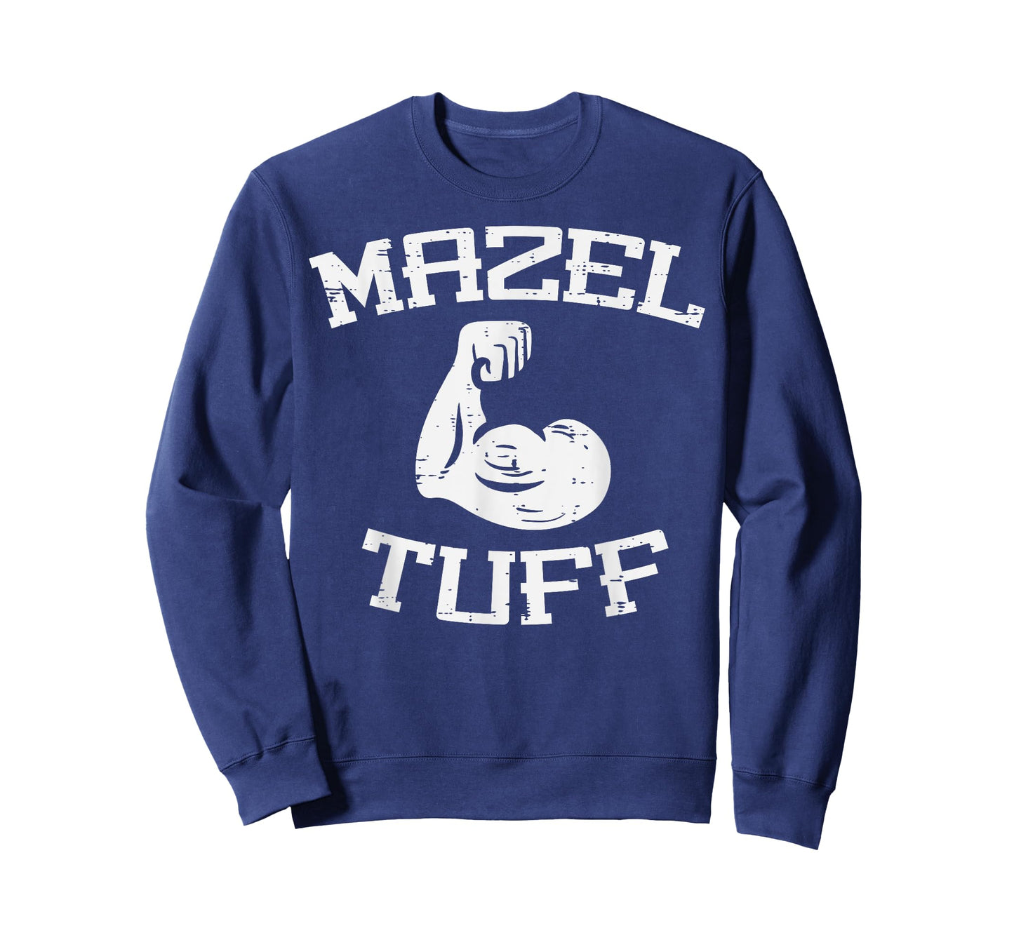 Gym Mazel Tuff Jew Workout Funny Fitness Hanukkah Men Women T-Shirt