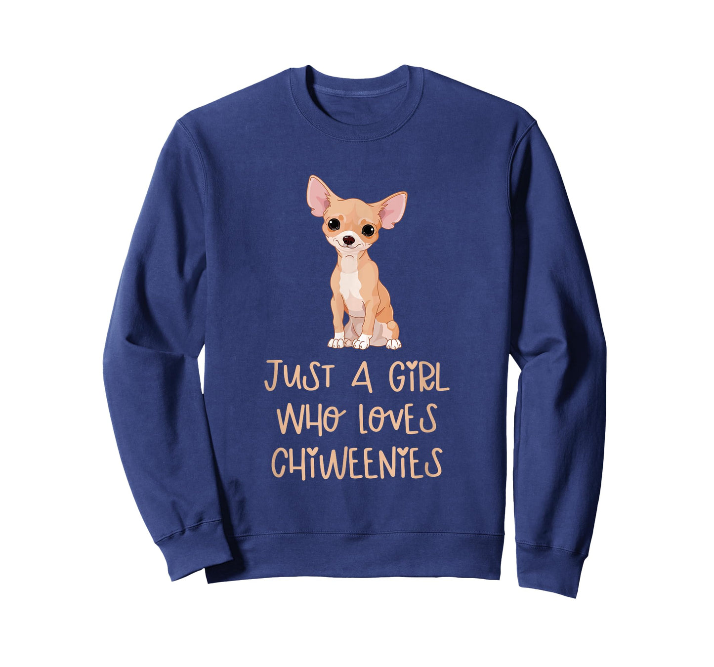 Just a Girl Who Loves Chiweenies Funny Animals Dogs Lover T-Shirt
